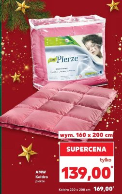 Kołdra pierze EKO Pierze 160 x 200 cm promocja w Kaufland