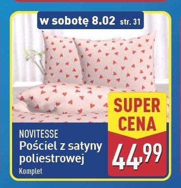 Pościel z makosatyny 160 x 200 cm + 2 x 70 x 80 cm Novitesse promocja