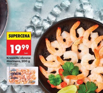 Krewetki obrane 200 g promocja w Biedronka