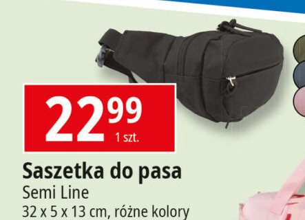 Saszetka do pasa Semi line promocja w Leclerc