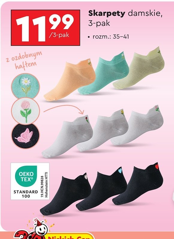 Skarpetki damskie 35-41 promocja w Biedronka