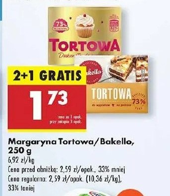 Margaryna roślinna Tortowa (biedronka) promocja