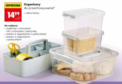 Organizery do przechowywania różne kolory promocja w Biedronka