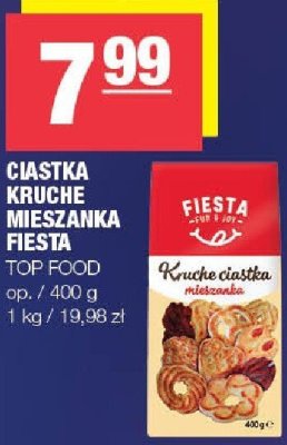 Ciastka kruche meksykanka FIESTA TOP FOOD promocja w SPAR