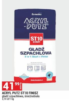 Gładź szpachlowa Acryl Putz ST10 Finisz promocja w Merkury Market
