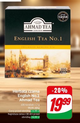 Herbata czarna English No.1  promocja w Dino