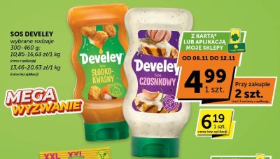 Sos słodko-kwaśny Develey promocja w Groszek