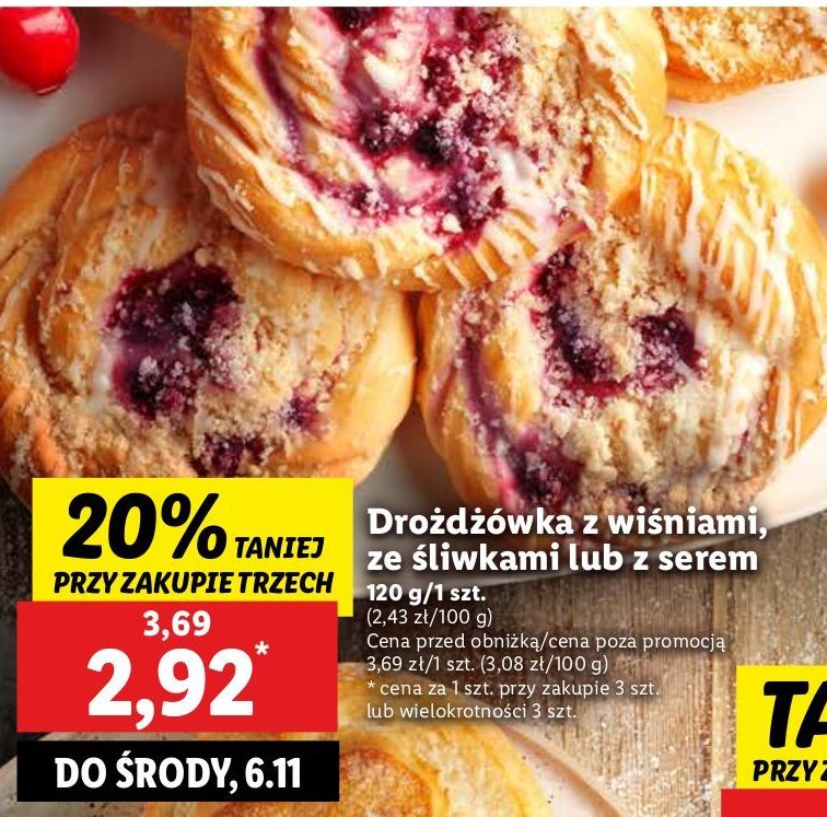 Drożdzówka ze śliwkami promocja