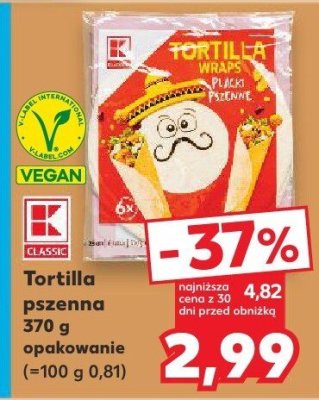 Tortilla pszenna Gotove promocja w Kaufland
