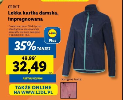 Kurtka damska Crivit promocja