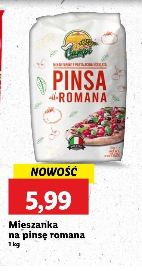 Mieszanka pinsa alla romana CAMPI promocja