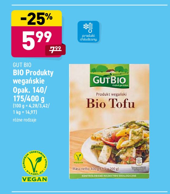 Bio tofu Gut bio promocja