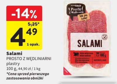Mini salami z orzechami włoskimi French style promocja w Intermarche