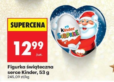 Figurka świąteczna serce 53 g promocja w Biedronka
