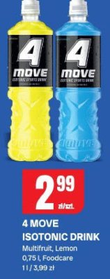 Napój izotonik 4 Move Lemon promocja w Chorten