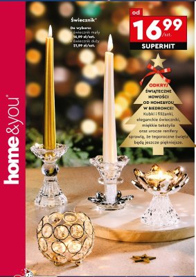 Świecznik mały promocja w Biedronka
