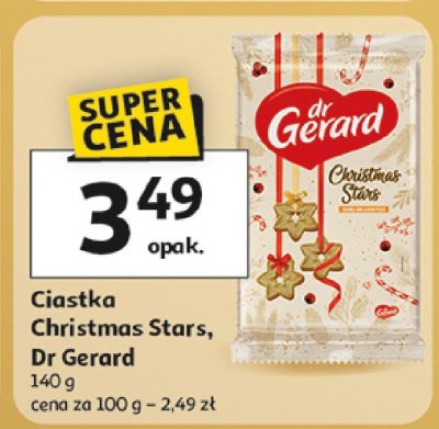 Ciastka Christmas Stars Dr Gerard promocja w Auchan