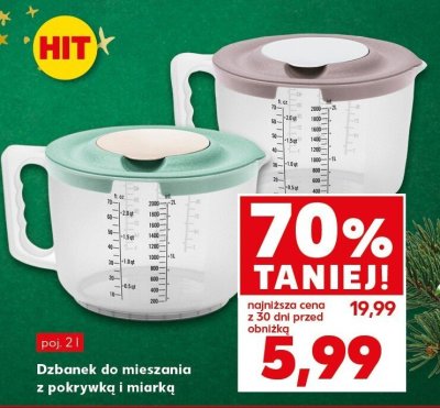 Dzbanek do mieszania z pokrywką i miarką poj. 2 l promocja w Kaufland