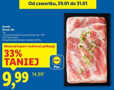 Rzeźnik Boczek, XXL promocja w Lidl