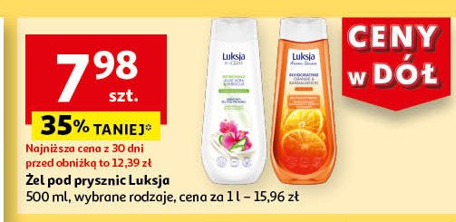 Żel pod prysznic orange & mango LUKSJA ACTIVE VITAMINS promocja