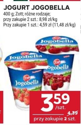 Jogurt Jogobella  promocja w Stokrotka