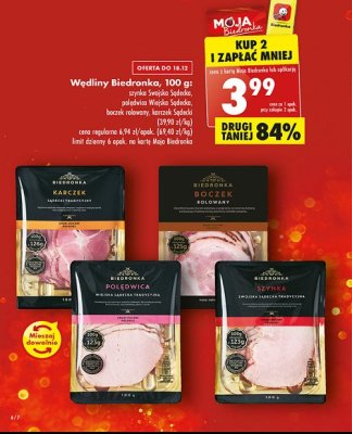 Boczek rolowany Biedronka promocja