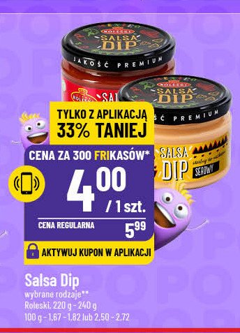 Dip serowy salsa Roleski promocja w POLOmarket