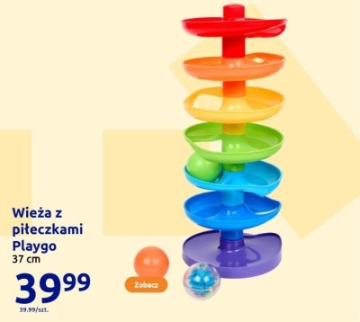 Wieża z piłeczkami Playgo 37 cm promocja w Action