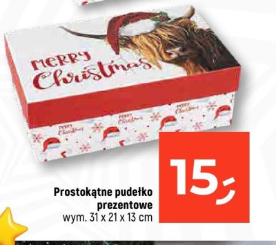 Pudełko prostokątne prezentowe  promocja w Dealz