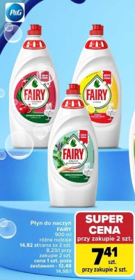 Płyn do naczyń Fairy 900 ml różne rodzaje promocja w Carrefour