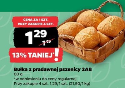 Bułka z pradawnej pszenicy 2AB promocja w Netto