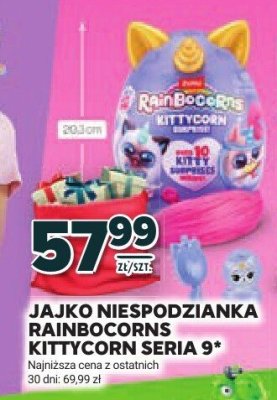 Jajko niespodzianka Rainbocorns Kittycorn Seria 9 promocja w Stokrotka
