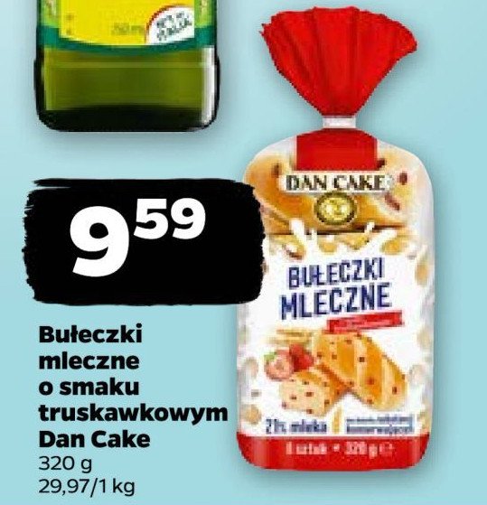 Bułeczki mleczne z truskawkami Dan cake promocja