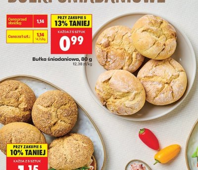 Bułka śniadaniowa promocja w Biedronka