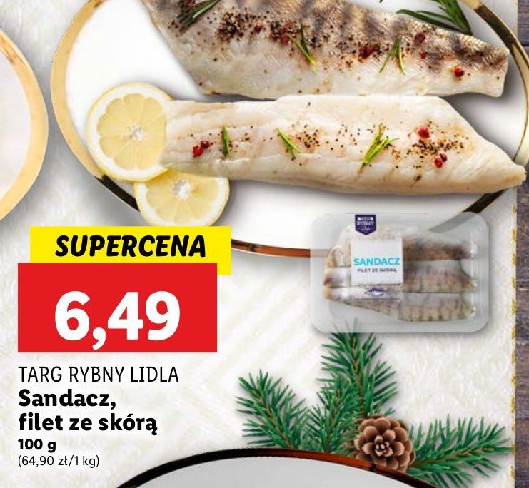 Sandacz filet Rybny targ lidla promocja w Lidl