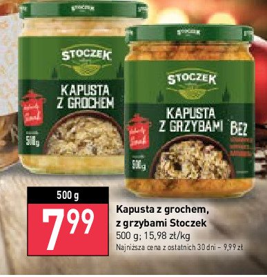 Kapusta z grochem Stoczek promocja