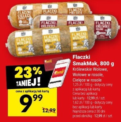 Flaczki SmakMak, 800 g promocja w Twój Market