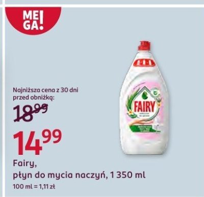 Płyn płyn do mycia naczyń promocja w Rossmann