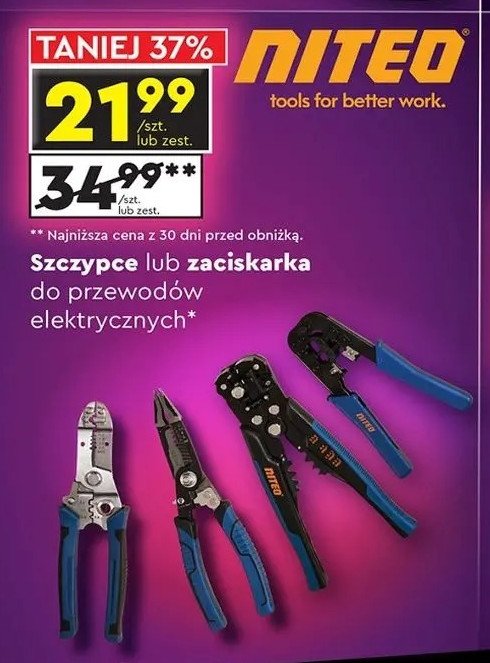 Zaciskarka do przewodów Niteo tools promocja