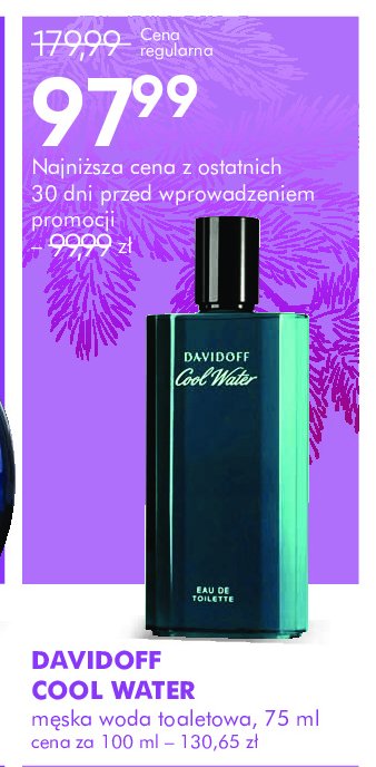 Dezodorant Davidoff cool water for men promocja w Super-Pharm