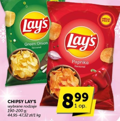 Chipsy Lay's Green Onion promocja w ABC
