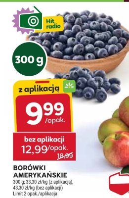Jagody borówki amerykańskie 300g promocja w Stokrotka