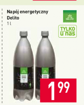 Napój energetyczny Delito promocja w Biedronka