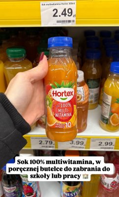 Sok multiwitamina 300ml promocja w Dino