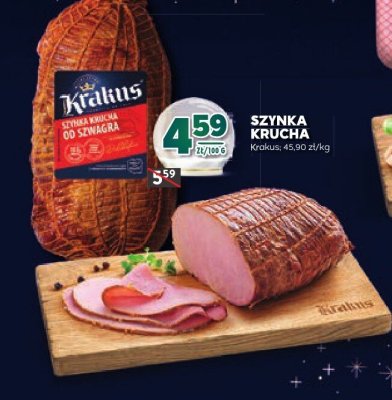 Szynka krucha Krakus promocja w Stokrotka