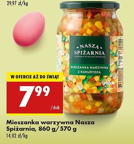 Mieszanka warzywna z kukurydz膮 Nasza spi偶arnia promocja