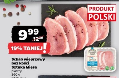 Schab wieprzowy bez kości  promocja w Netto