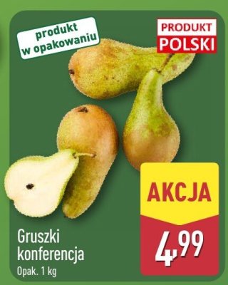 Gruszki konferencja promocja w Aldi