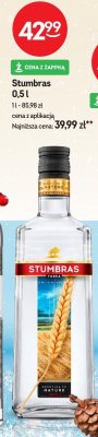 Wódka Stumbras 0,5l promocja w Żabka