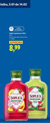 Likier Soplica egzotyczna - Kaktus-Arbuz 90 ml promocja w Lidl